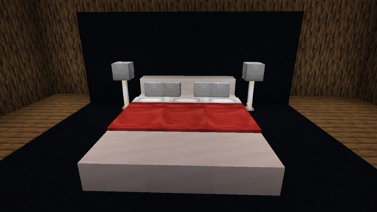 Minecraft Modern bed.