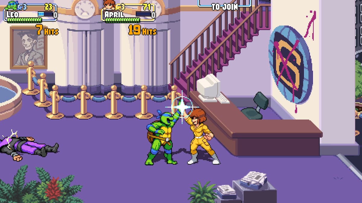 Teenage Mutant Ninja Turtles: Shredder’s Revenge – All Classic Headline Locations Channel 6 office in Teenage Mutant Ninja Turtles: Shredder’s Revenge