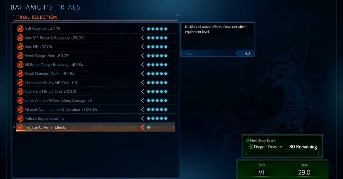 All Bahamut Trials in Stranger of Paradise: Final Fantasy Origin Trials of the Dragon King All Bahamut Trials in Stranger of Paradise: Final Fantasy Origin Trials of the Dragon King
