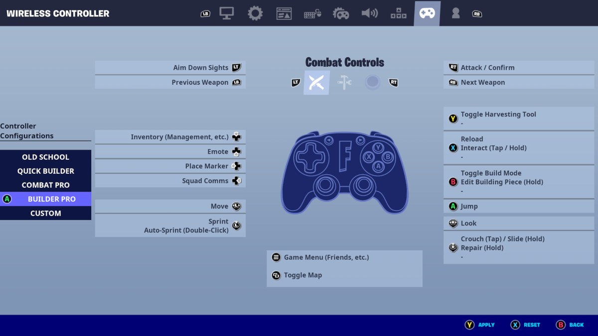 Fortnite Controller Settings Combat