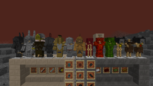 All the different armours for Dark Soul mod
