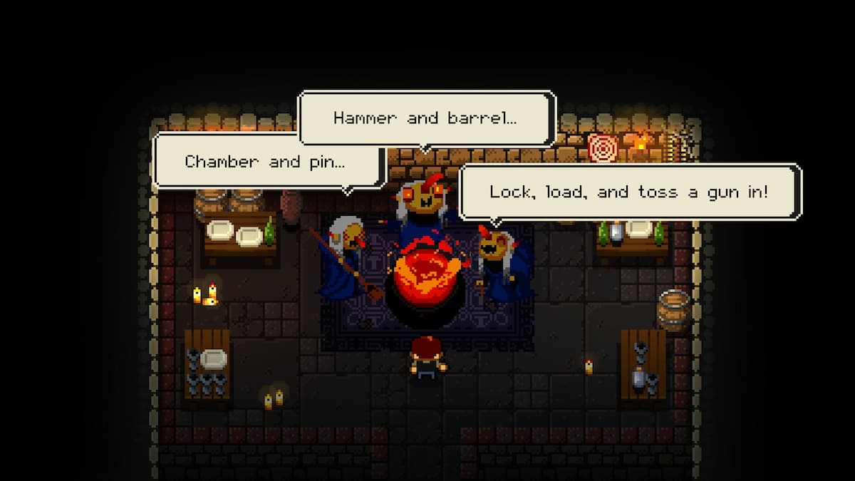 Top 8 Games Similar to Cult of the Lamb Witches in Enter the Gungeon