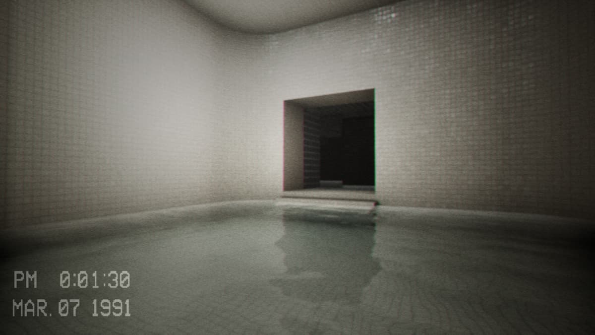 How to Escape the Poolrooms in Escape the Backrooms dark area in the poolrooms in escape the backrooms