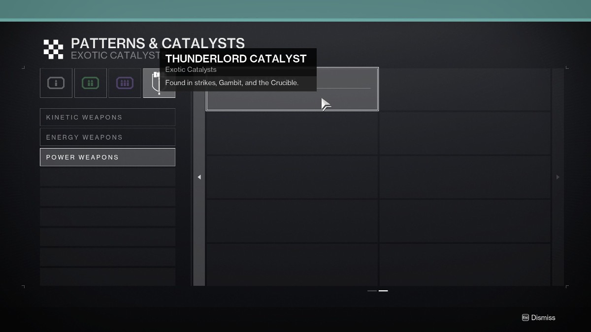 Destiny 2 how to get the Thunderlord catalyst