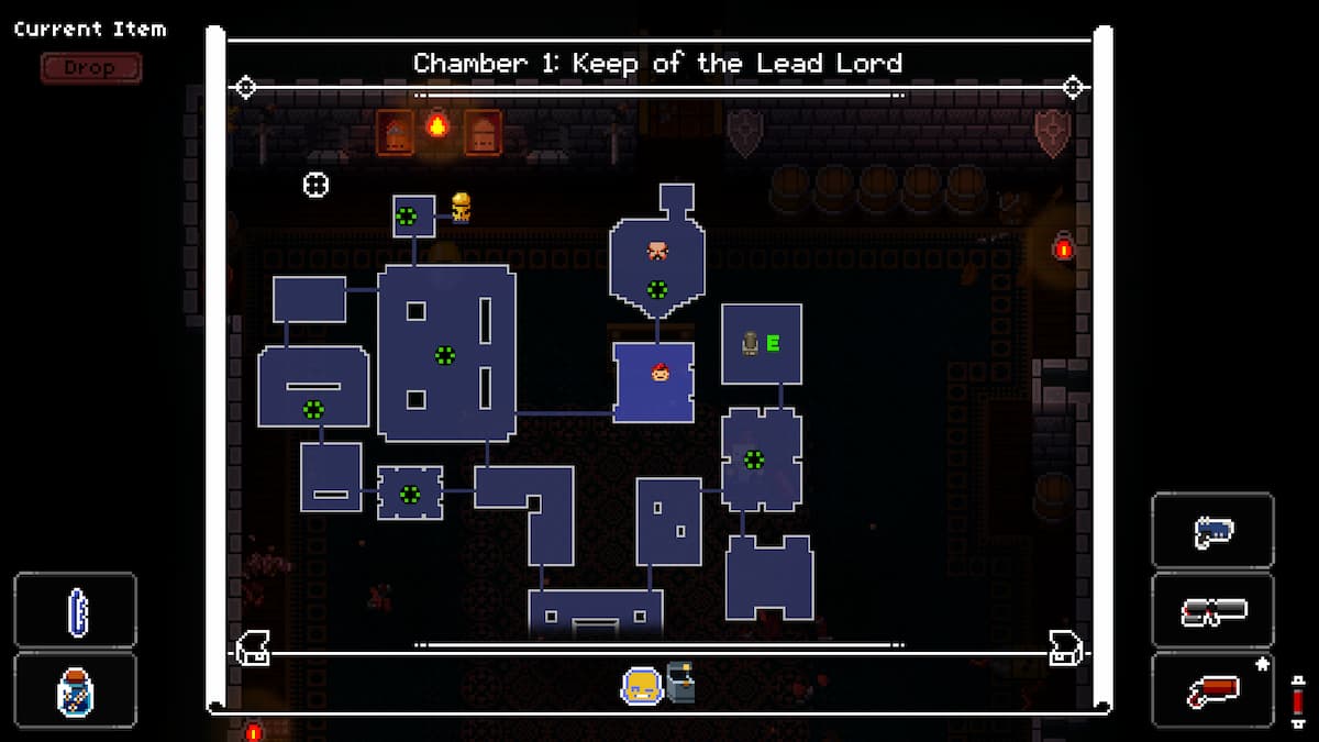 How to Drop Weapons, Active & Passive Items in Enter the Gungeon