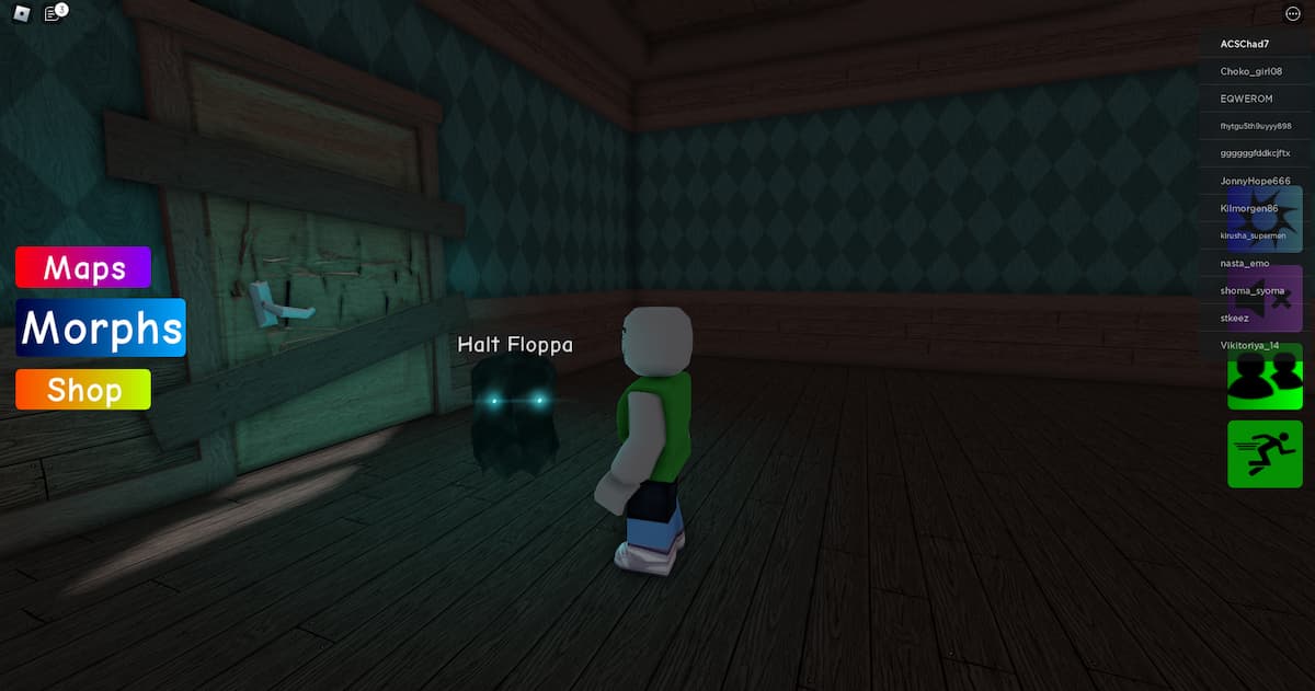trouver halt floppa dans find the floppa morphs