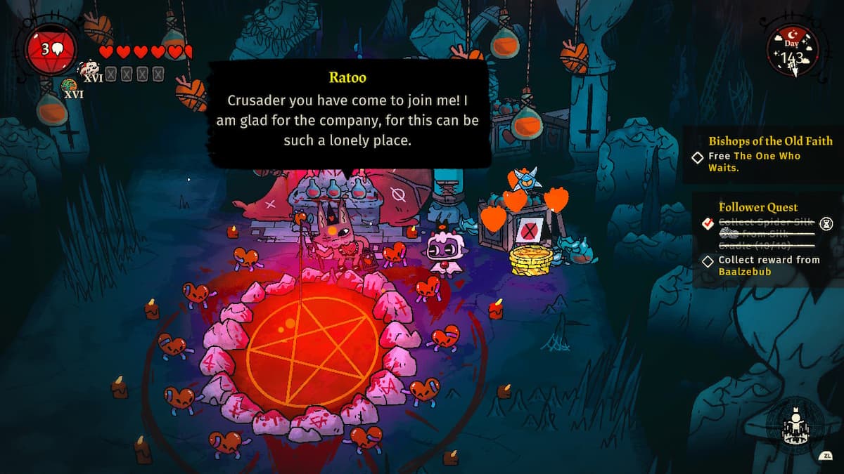 Lonely Ratoo in Cult of the Lamb