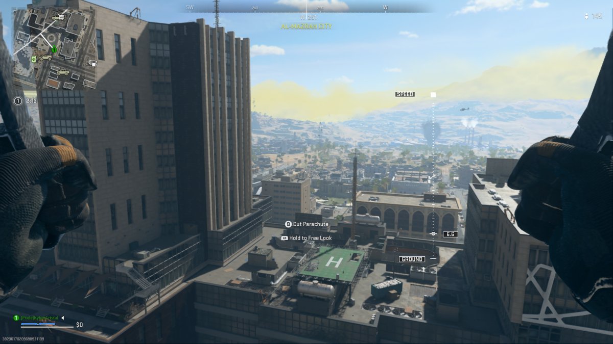 Highrise Landing Location