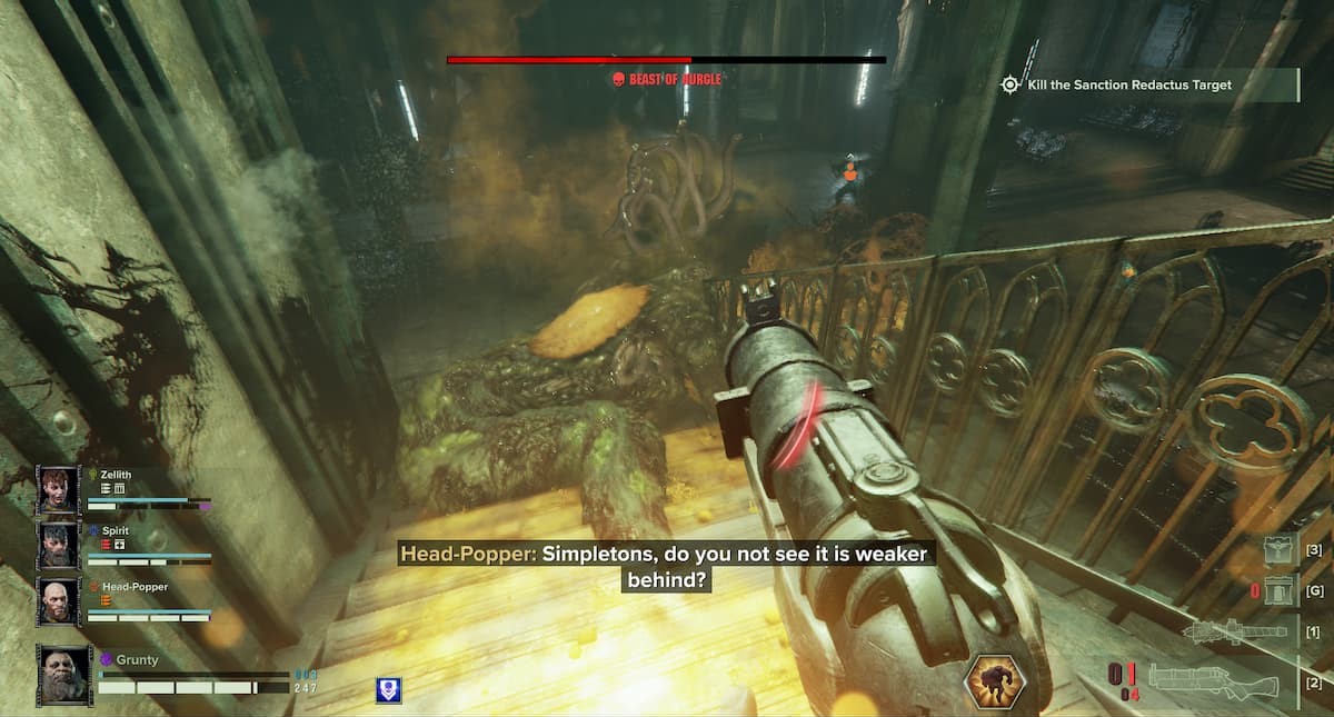 beast weak spot in darktide