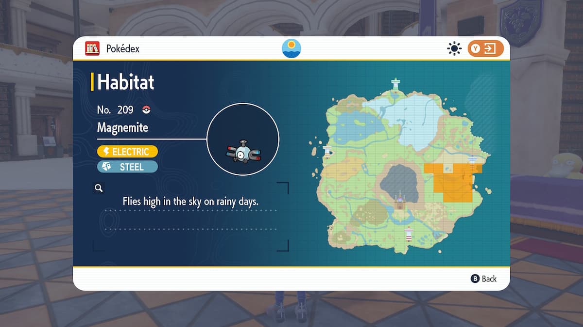pokemon scarlet violet magnemite habitat